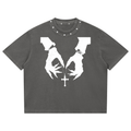 Unisex bestowed grace Studded T-Shirt
