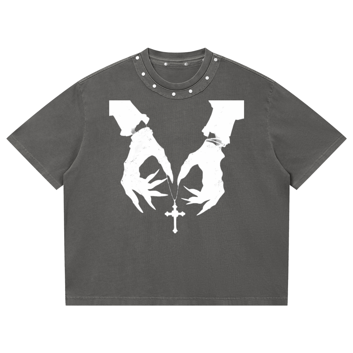 Unisex bestowed grace Studded T-Shirt