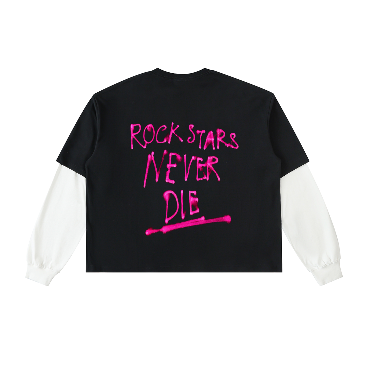 Rockstars never die cotton long sleeve